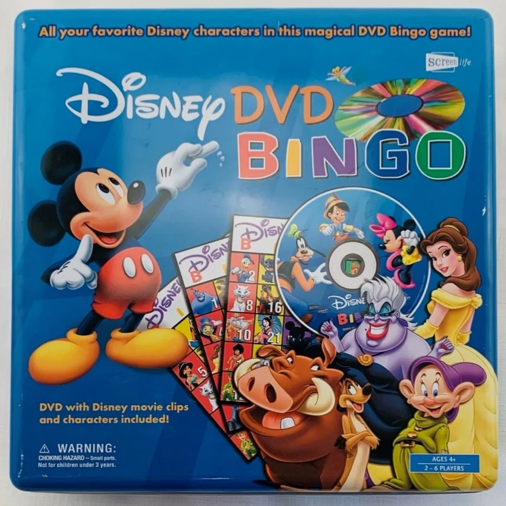 Disney DVD Bingo